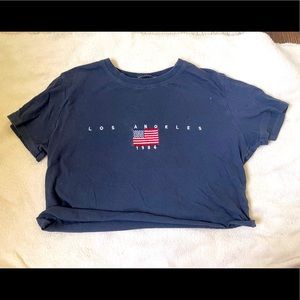 Brandy Melville LA cropped tee *resell*
